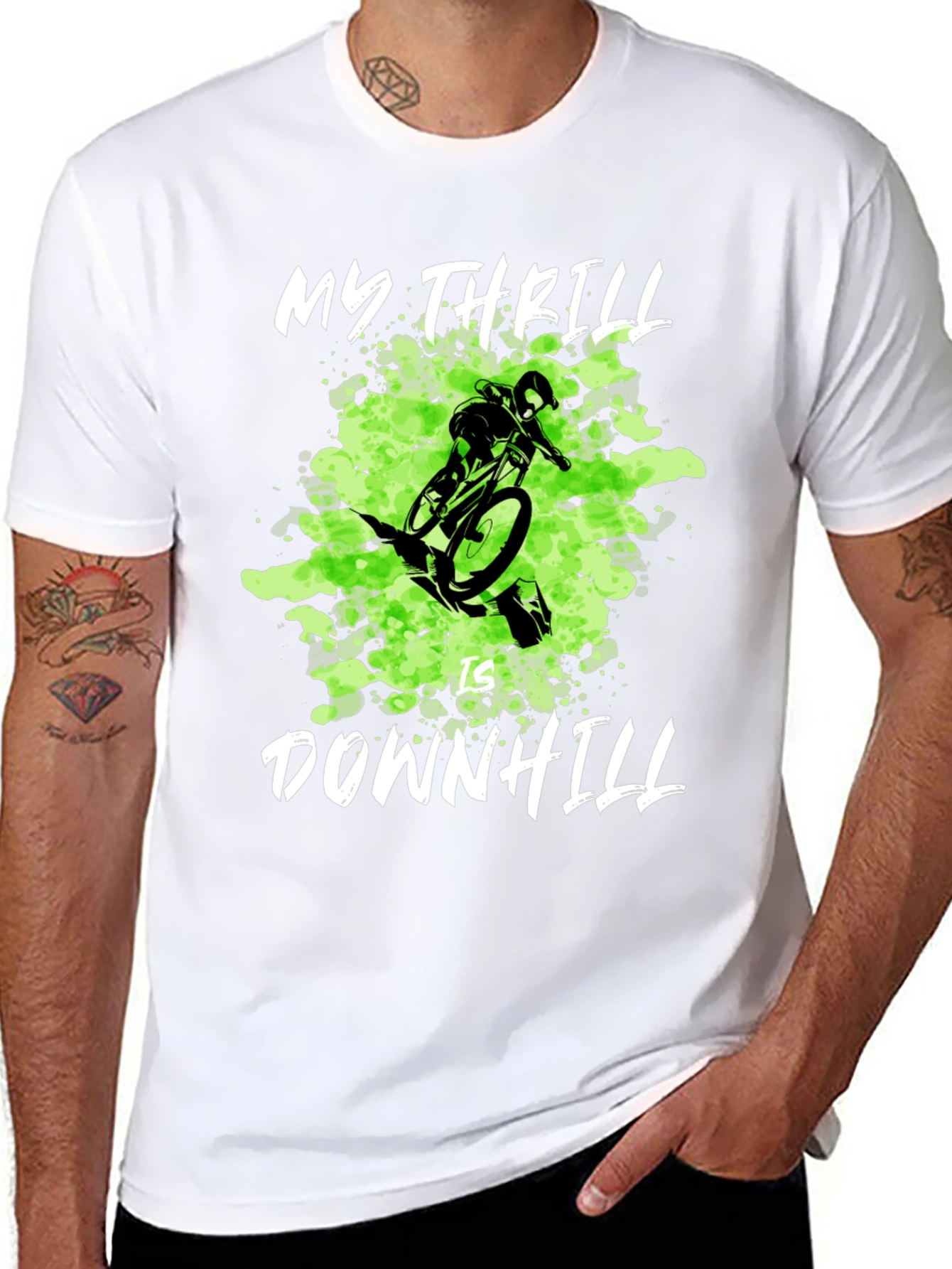 My Thrill is Downhill Mountain Biking T-Shirt
