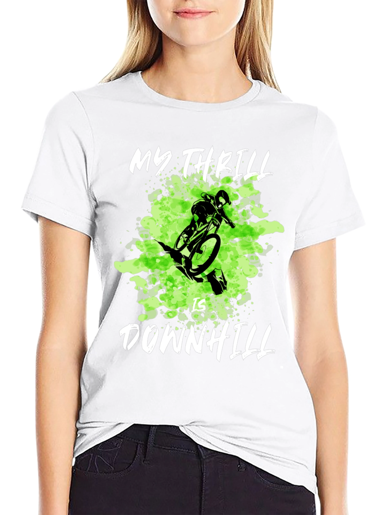 My Thrill is Downhill Mountain Biking T-Shirt