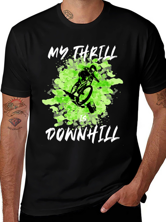 My Thrill is Downhill Mountain Biking T-Shirt