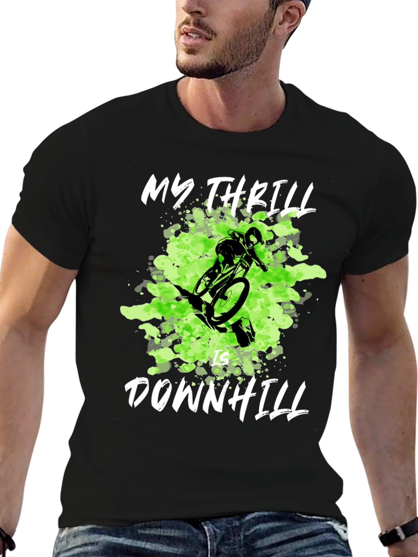 My Thrill is Downhill Mountain Biking T-Shirt