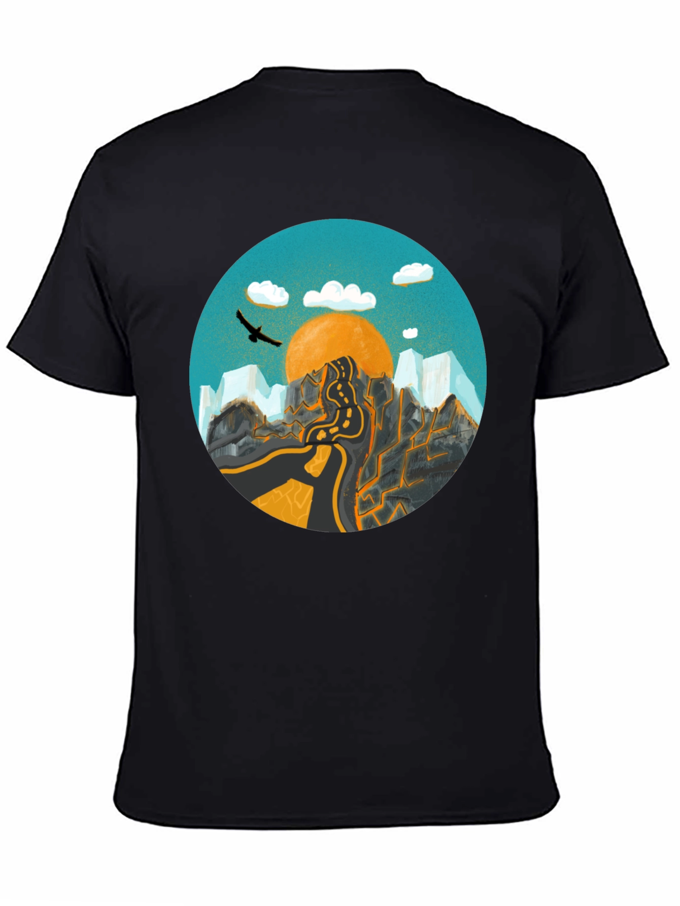 Mountain Road Graphic Tee - Adventure Awaits