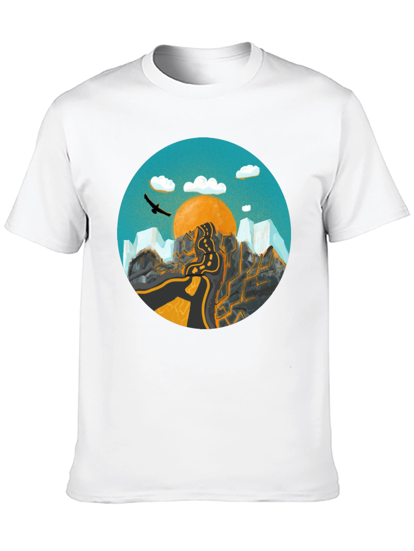 Mountain Road Graphic Tee - Adventure Awaits