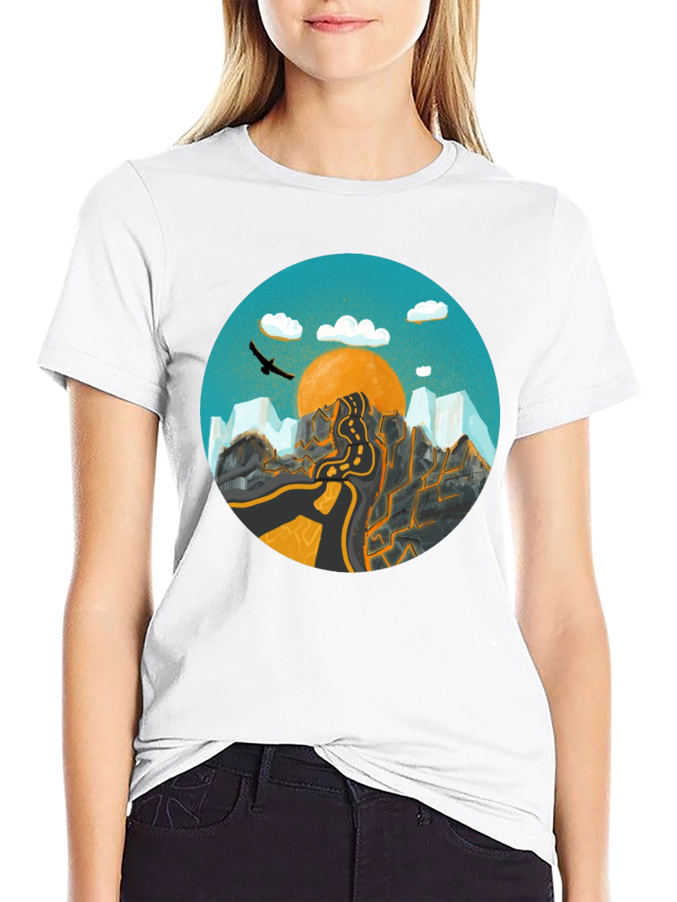 Mountain Road Graphic Tee - Adventure Awaits