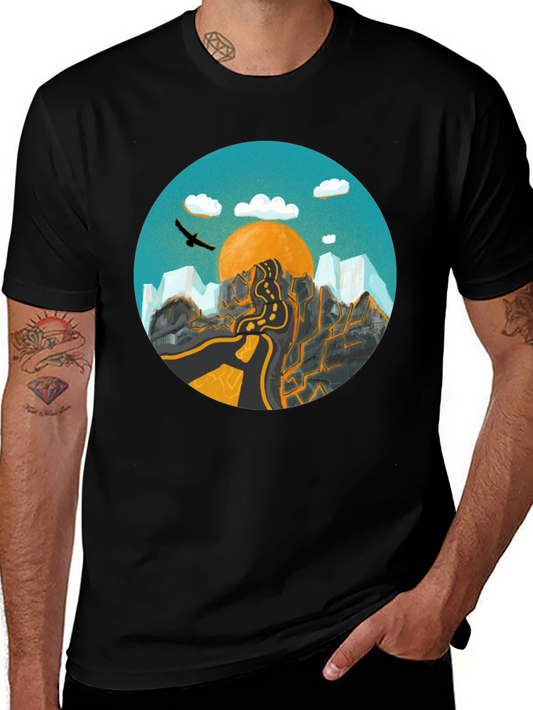 Mountain Road Graphic Tee - Adventure Awaits