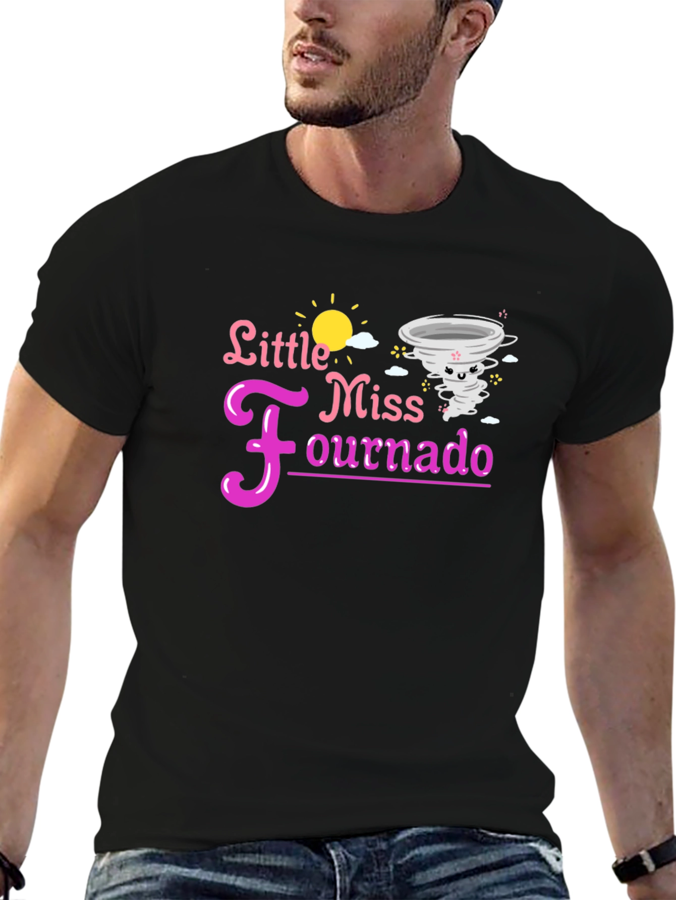Little Miss Fournado Black Tee