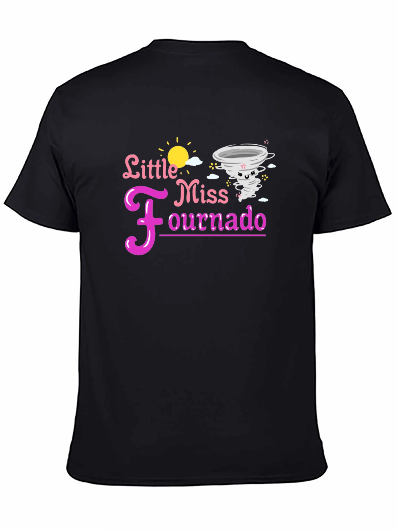 Little Miss Fournado Black Tee