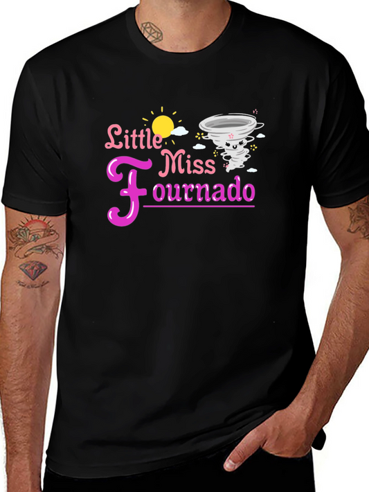 Little Miss Fournado Black Tee