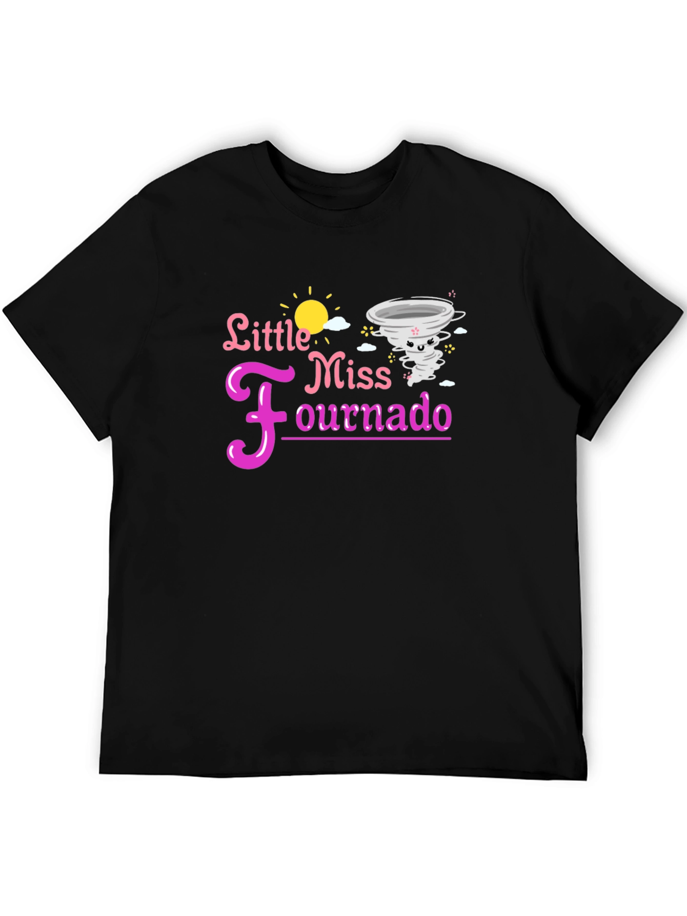 Little Miss Fournado Black Tee
