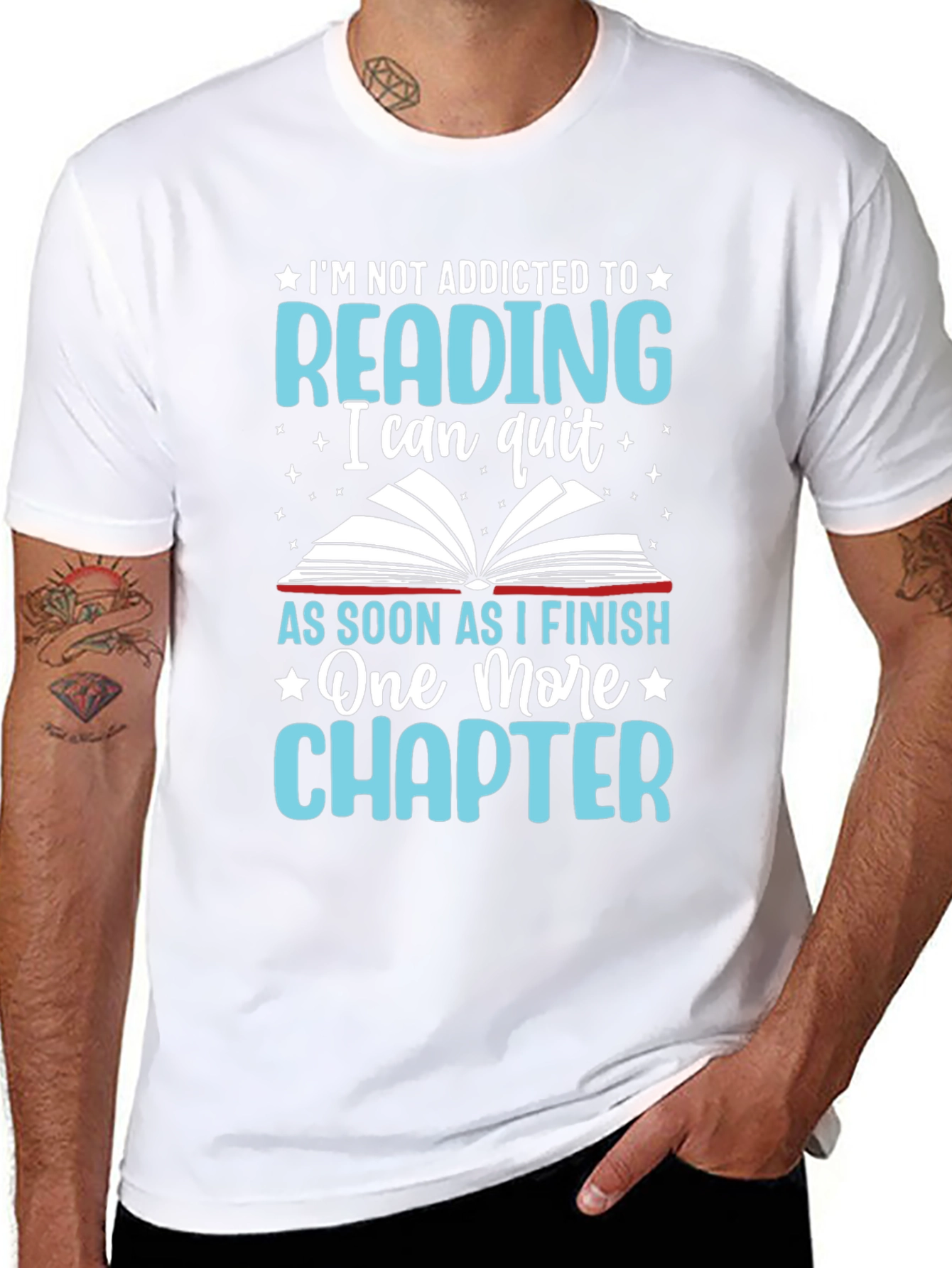 Reading Addict T-Shirt - One More Chapter
