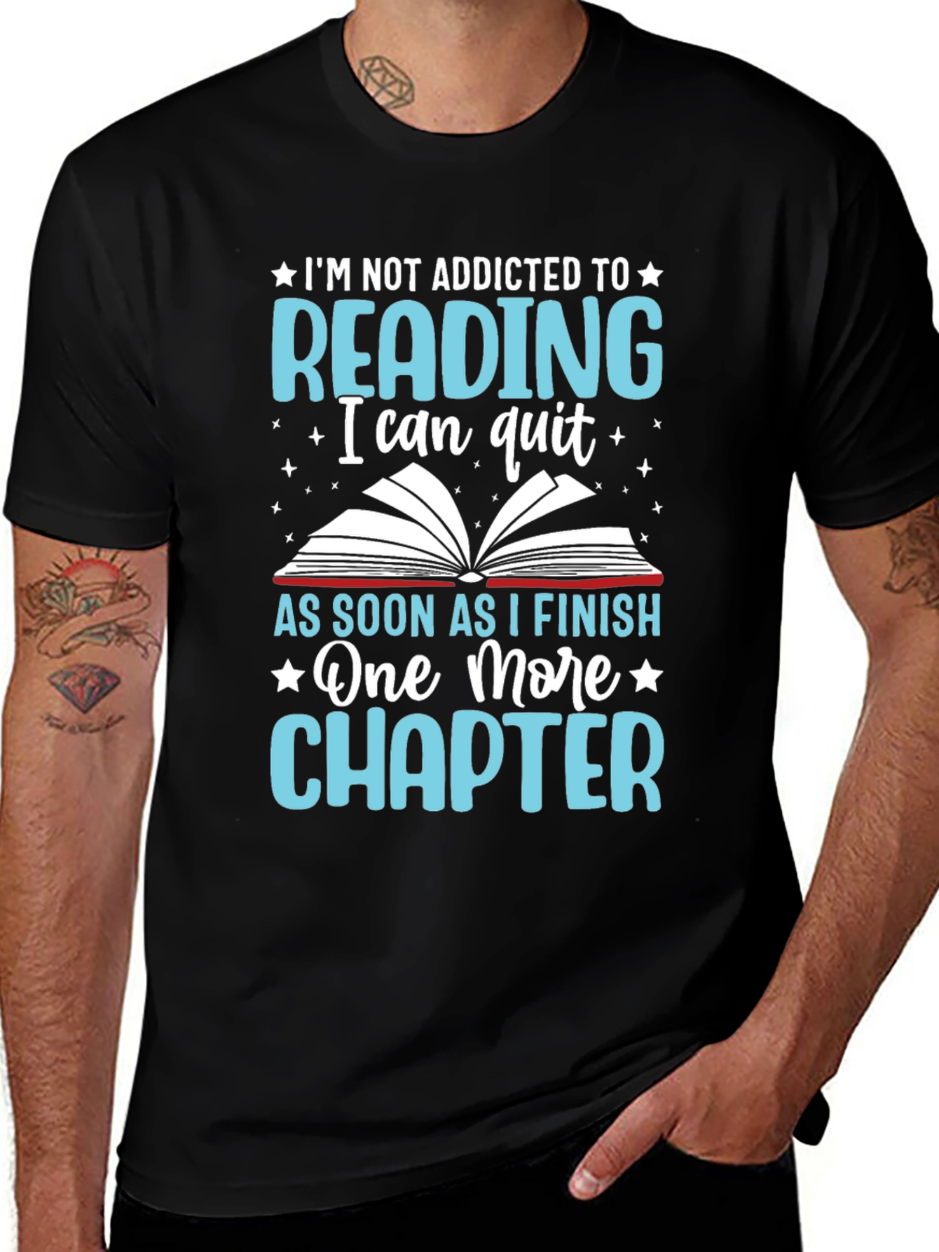 Reading Addict T-Shirt - One More Chapter