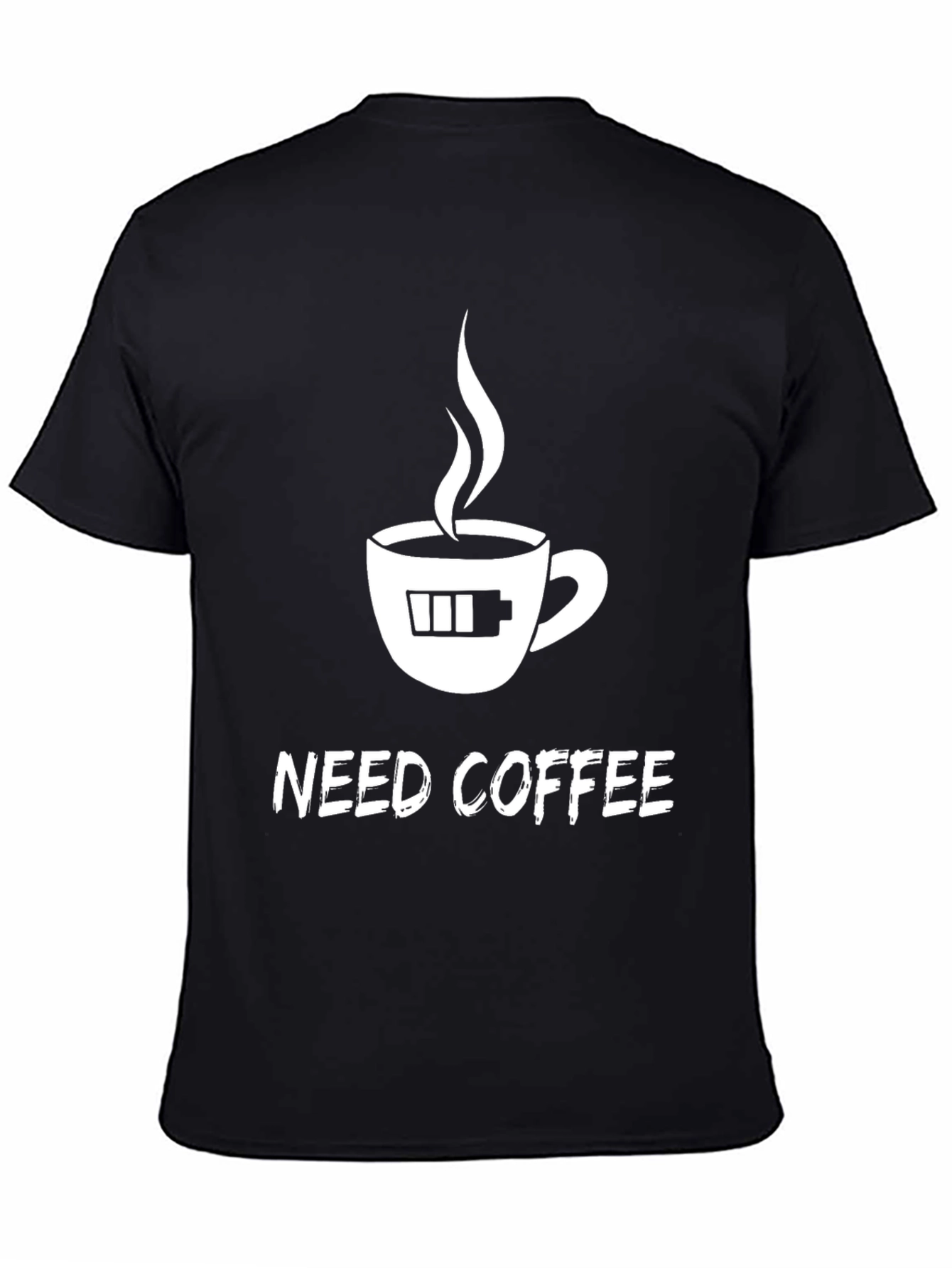 Need Coffee Battery T-Shirt