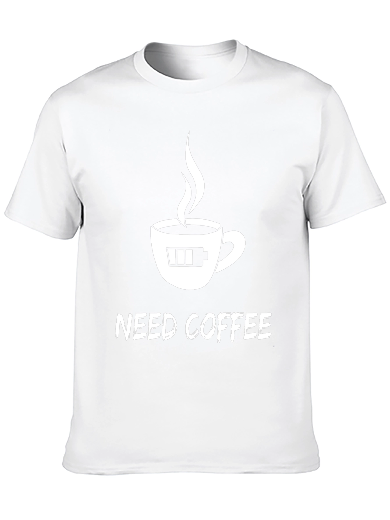 Need Coffee Battery T-Shirt
