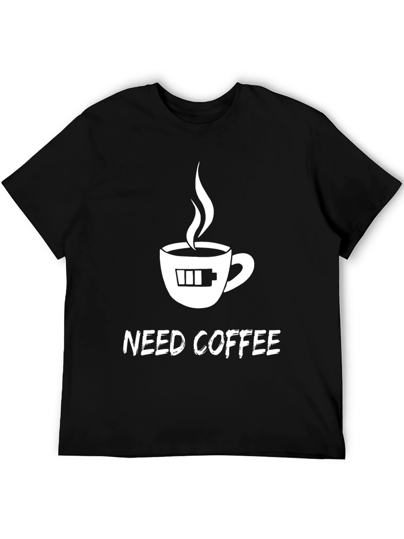 Need Coffee Battery T-Shirt