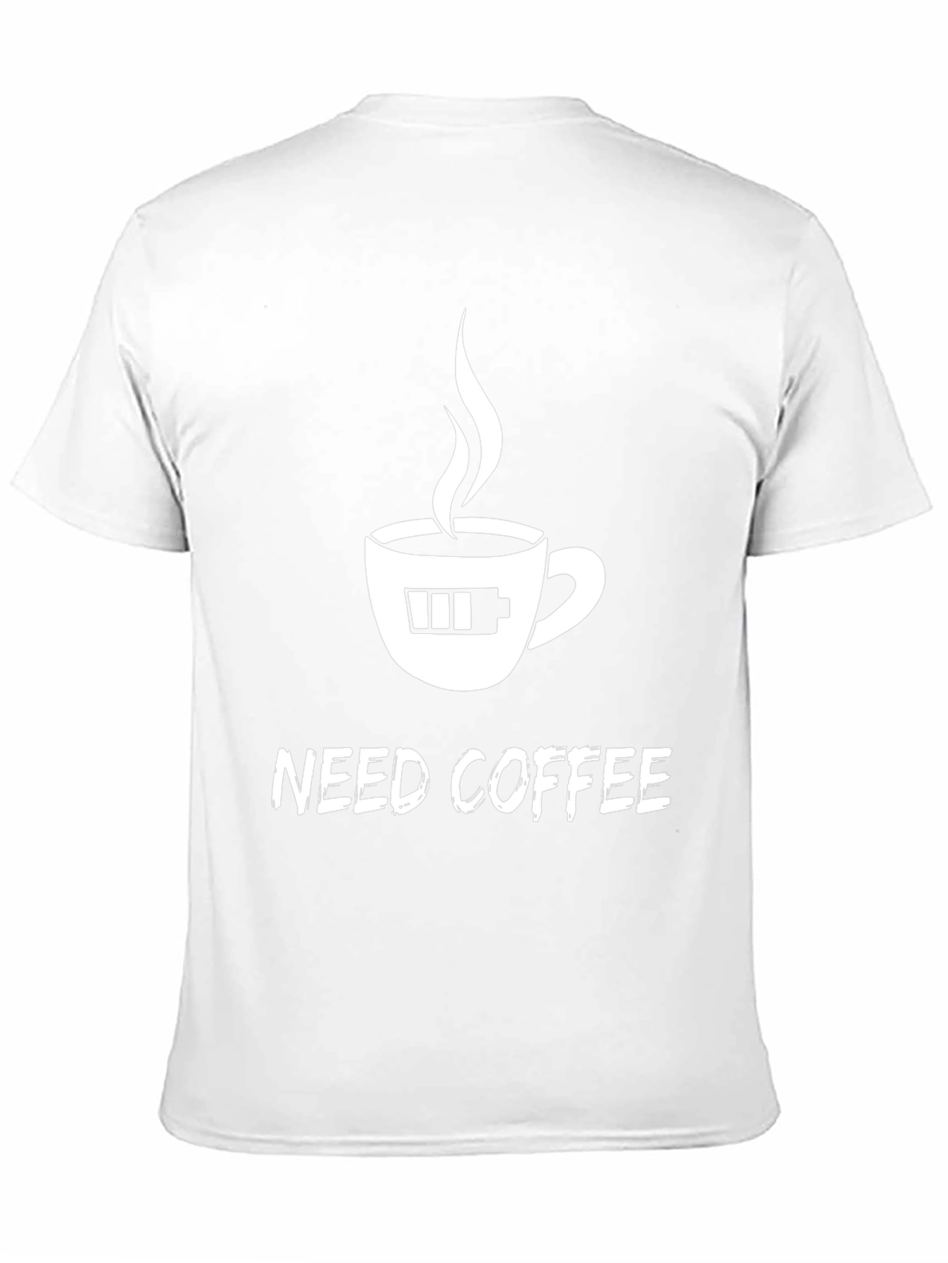 Need Coffee Battery T-Shirt