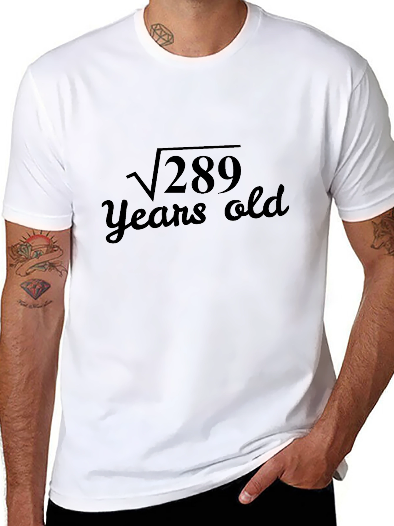 Funny 17th Birthday Math T-Shirt