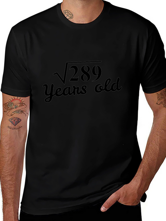 Funny 17th Birthday Math T-Shirt