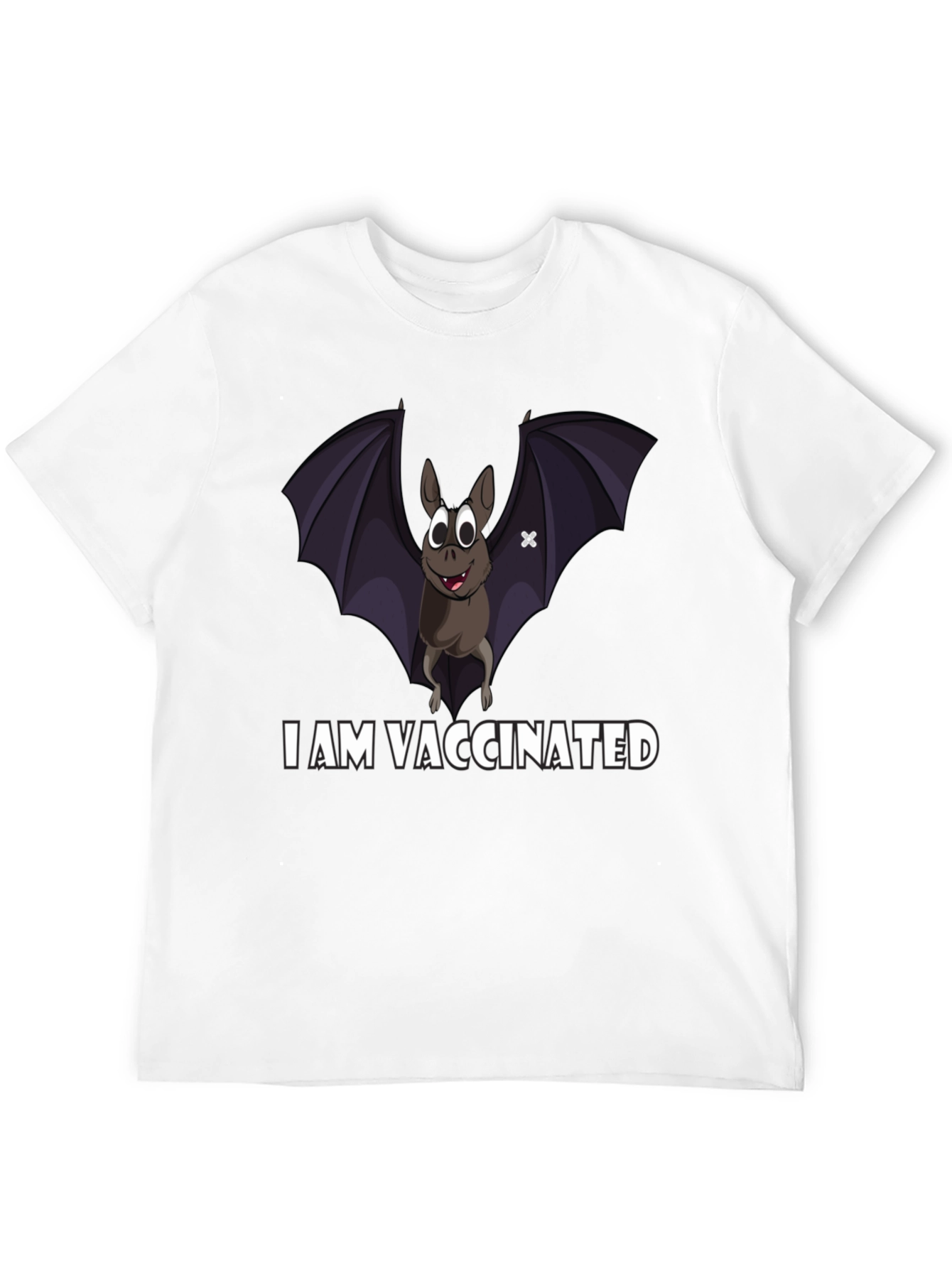 Vaccinated Bat T-Shirt: Protect Yourself & Others