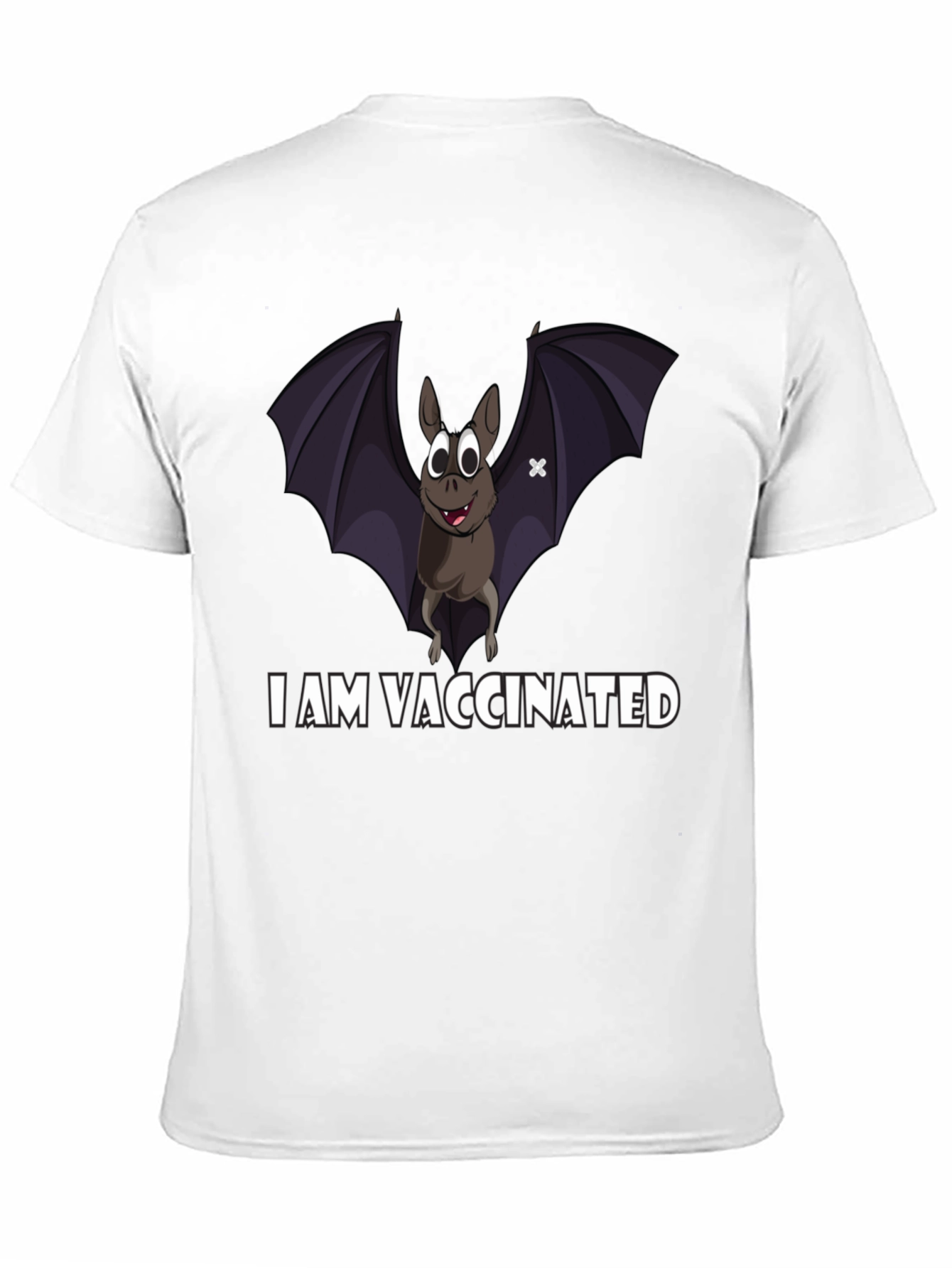Vaccinated Bat T-Shirt: Protect Yourself & Others