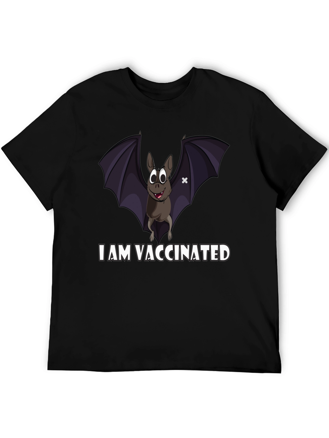 Vaccinated Bat T-Shirt: Protect Yourself & Others