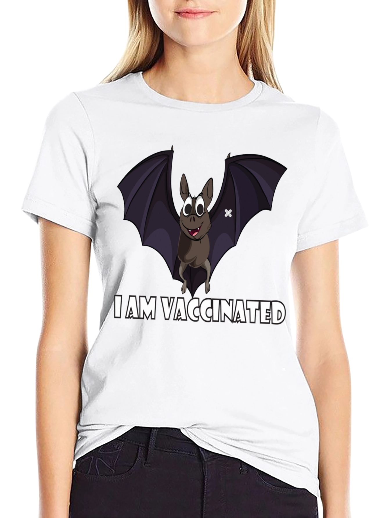 Vaccinated Bat T-Shirt: Protect Yourself & Others