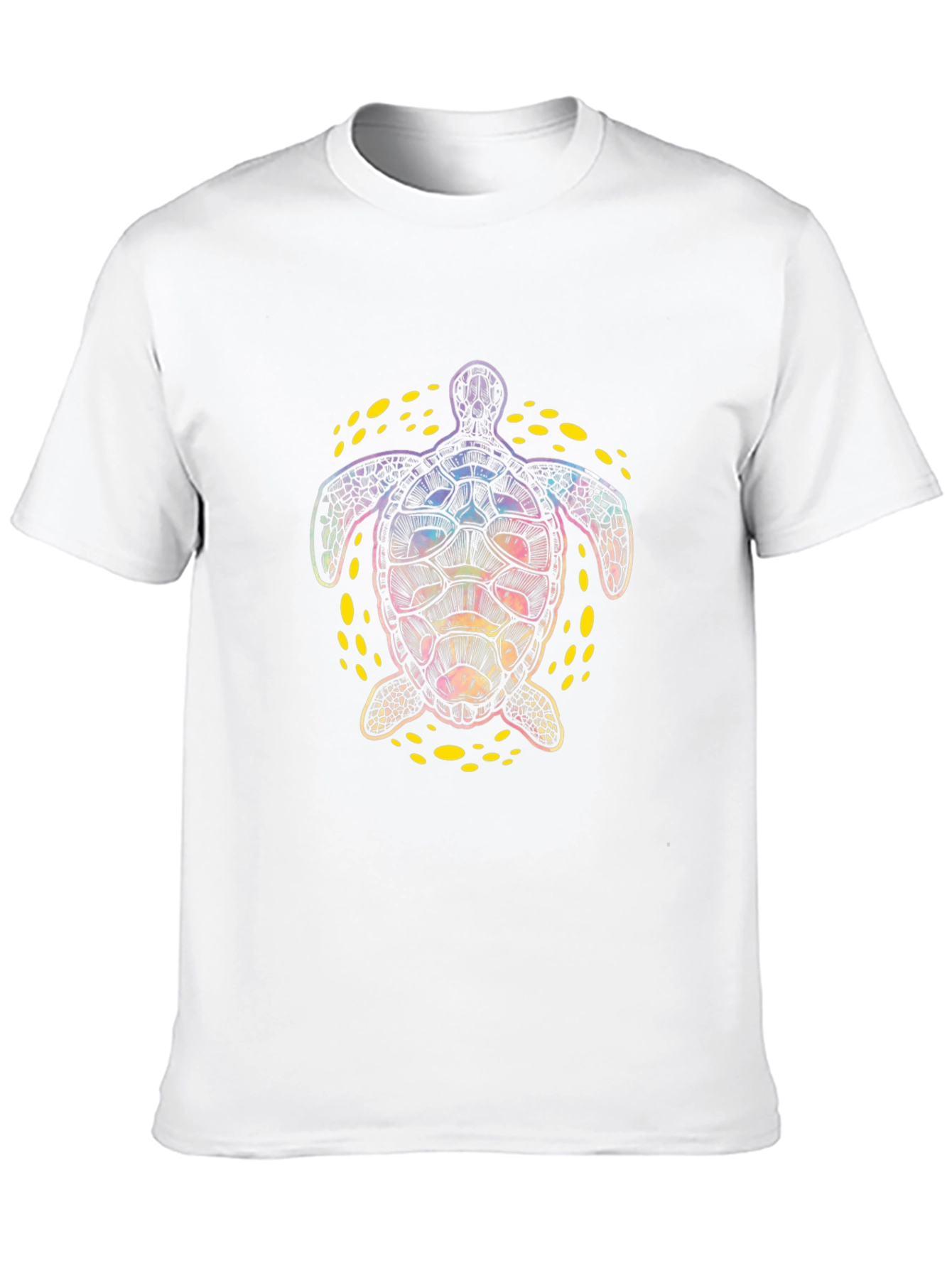 Turtle Graphic Tee - Black Cotton Comfort