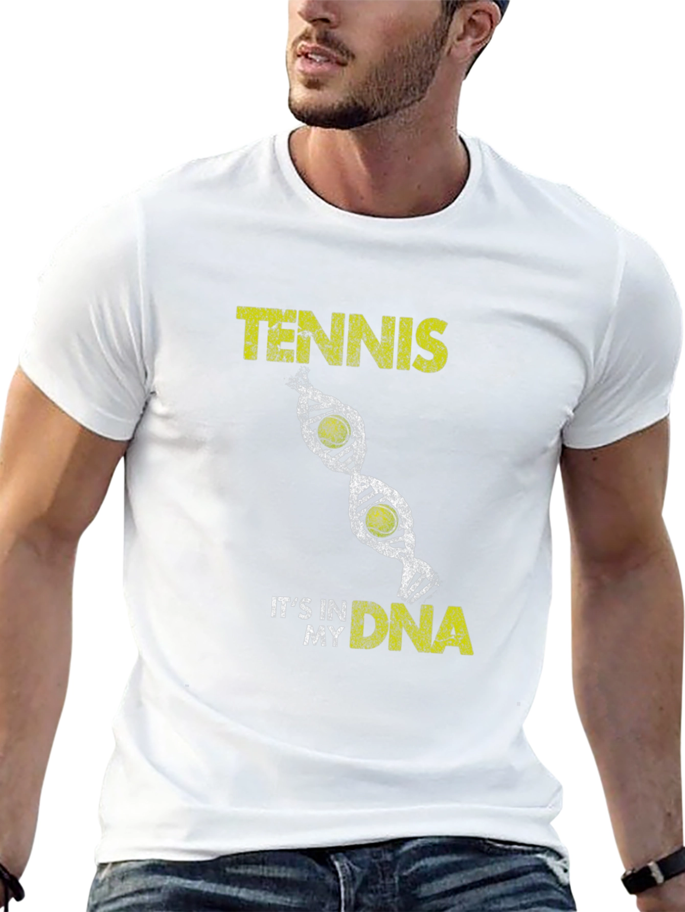 Tennis in My DNA Graphic Tee - Black