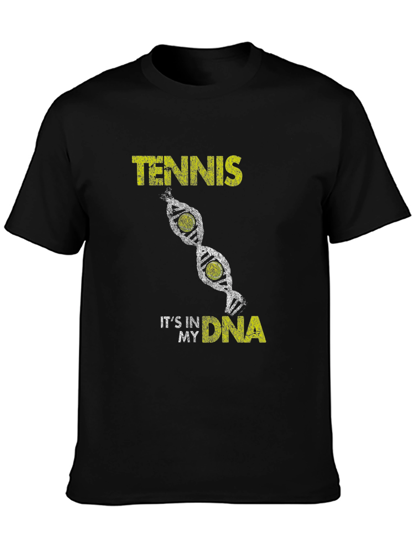Tennis in My DNA Graphic Tee - Black