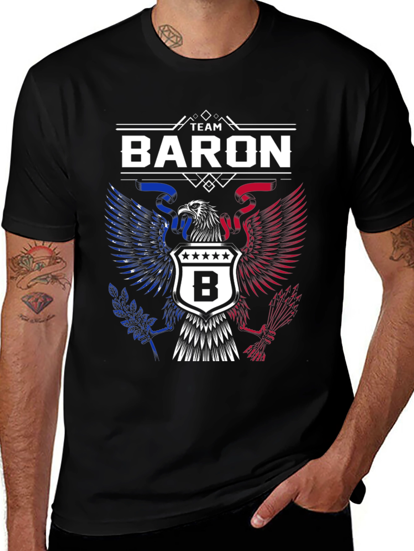 Team Baron Eagle Crest T-Shirt