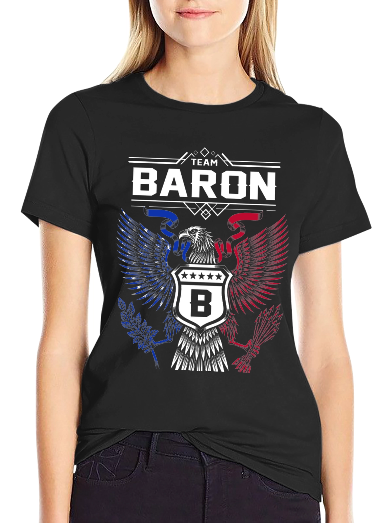 Team Baron Eagle Crest T-Shirt