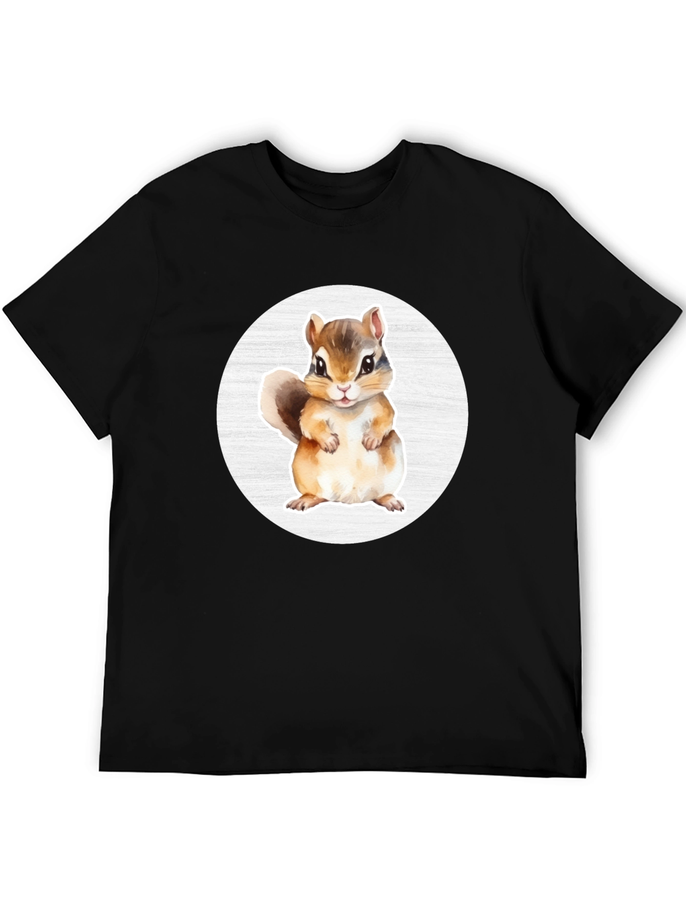 Cute Chipmunk Graphic Tee - Soft Cotton Blend