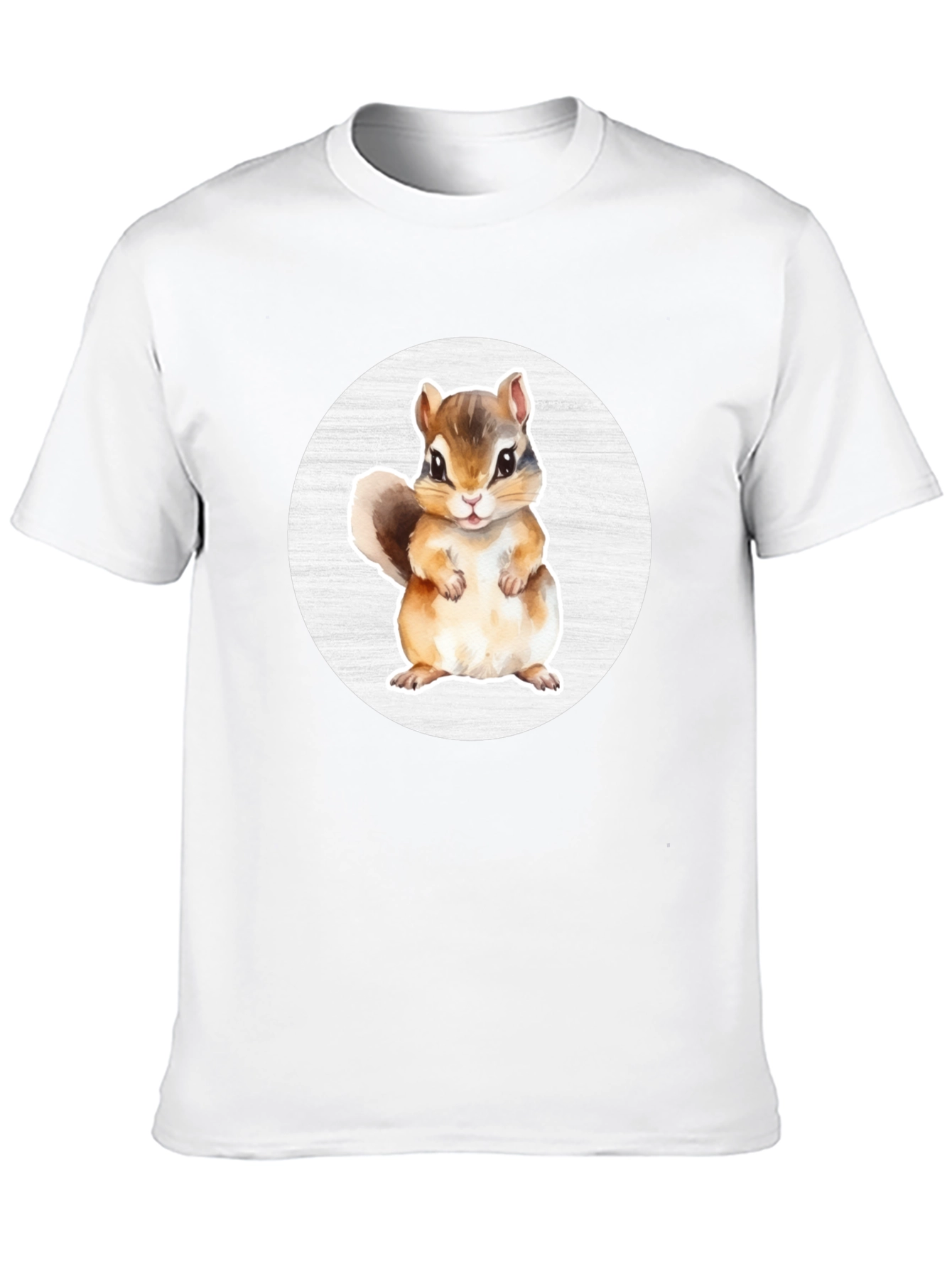 Cute Chipmunk Graphic Tee - Soft Cotton Blend