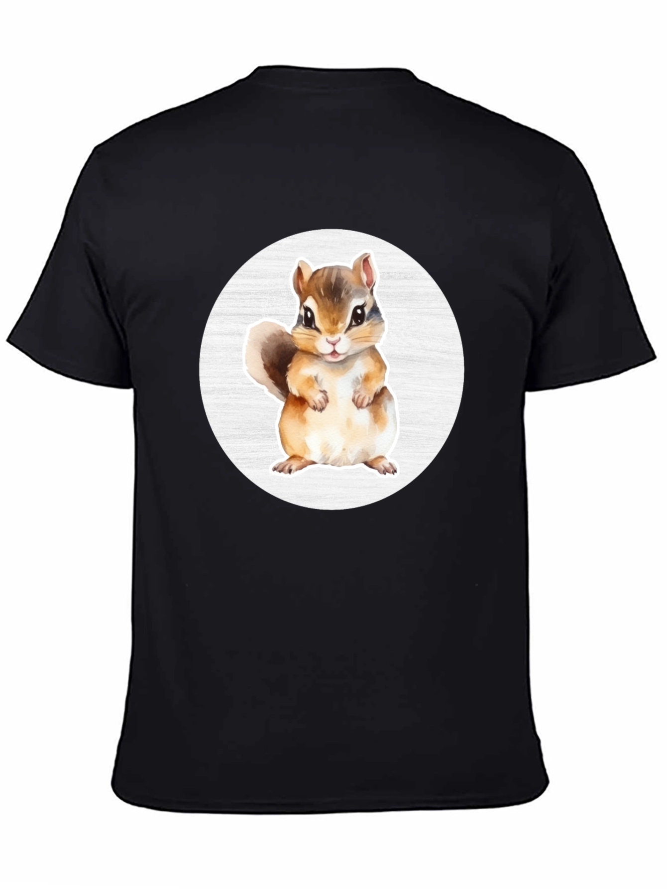 Cute Chipmunk Graphic Tee - Soft Cotton Blend