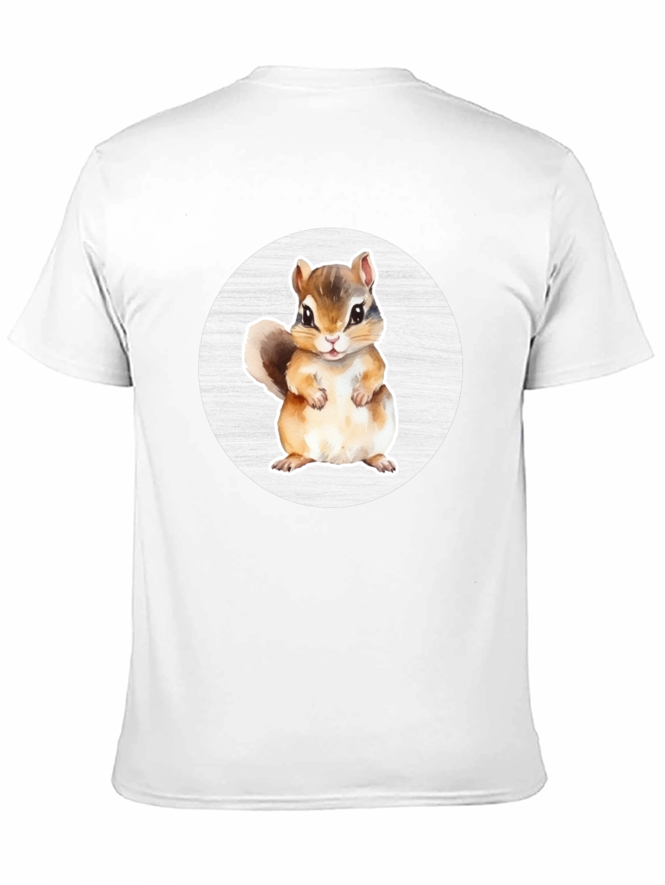 Cute Chipmunk Graphic Tee - Soft Cotton Blend