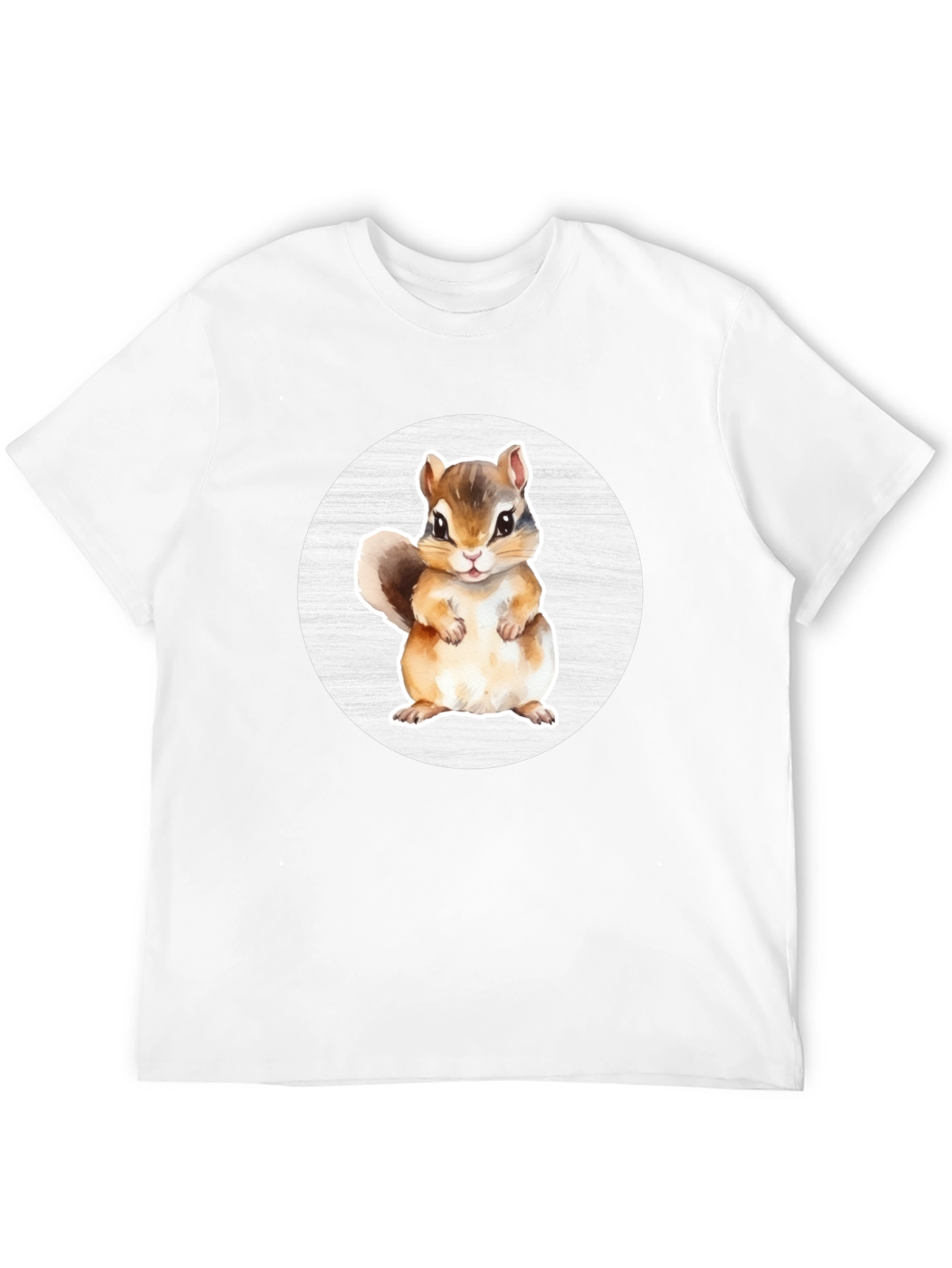 Cute Chipmunk Graphic Tee - Soft Cotton Blend