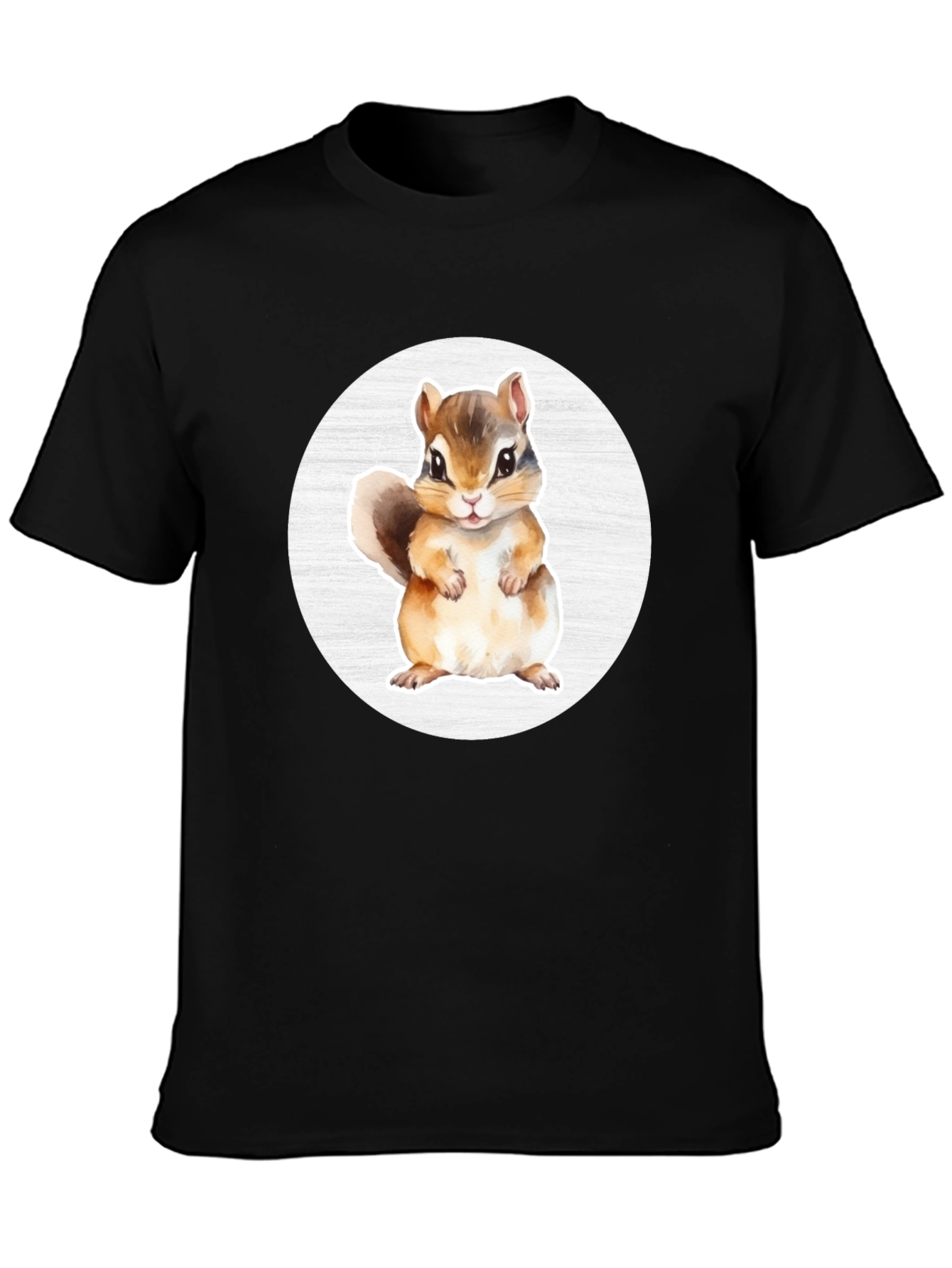 Cute Chipmunk Graphic Tee - Soft Cotton Blend