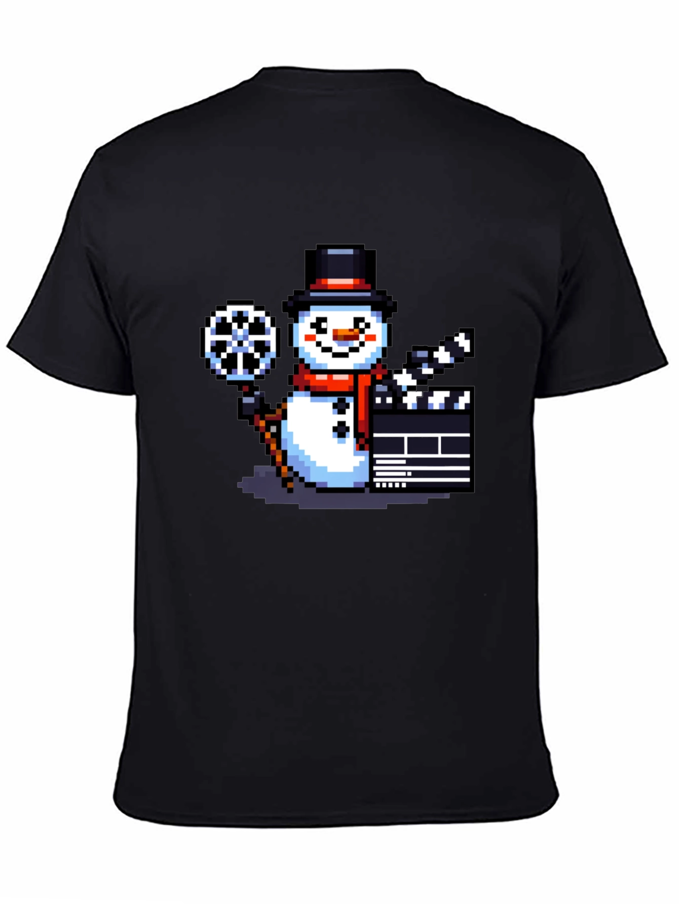 Pixel Snowman Movie T-Shirt