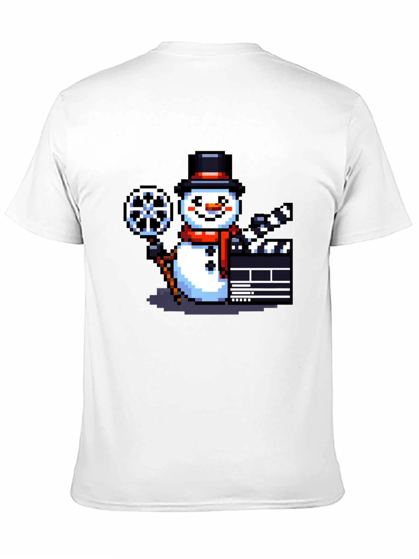 Pixel Snowman Movie T-Shirt