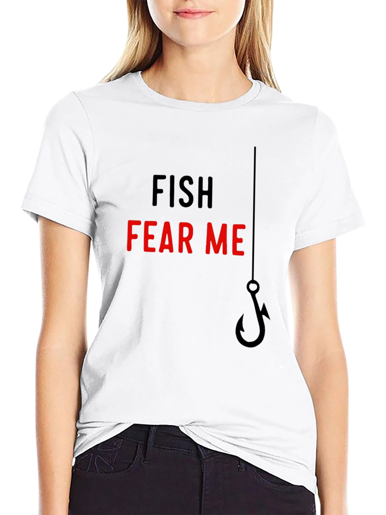 Fish Fear Me T-Shirt - Angler Humor Tee