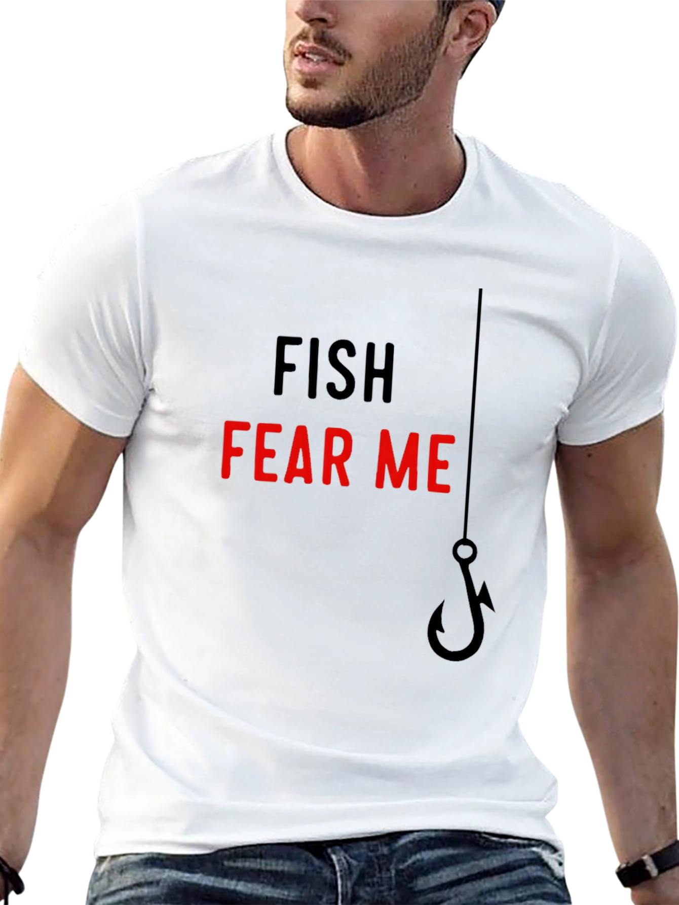 Fish Fear Me T-Shirt - Angler Humor Tee