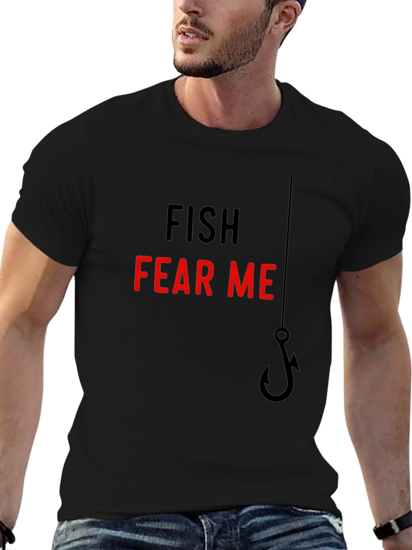 Fish Fear Me T-Shirt - Angler Humor Tee