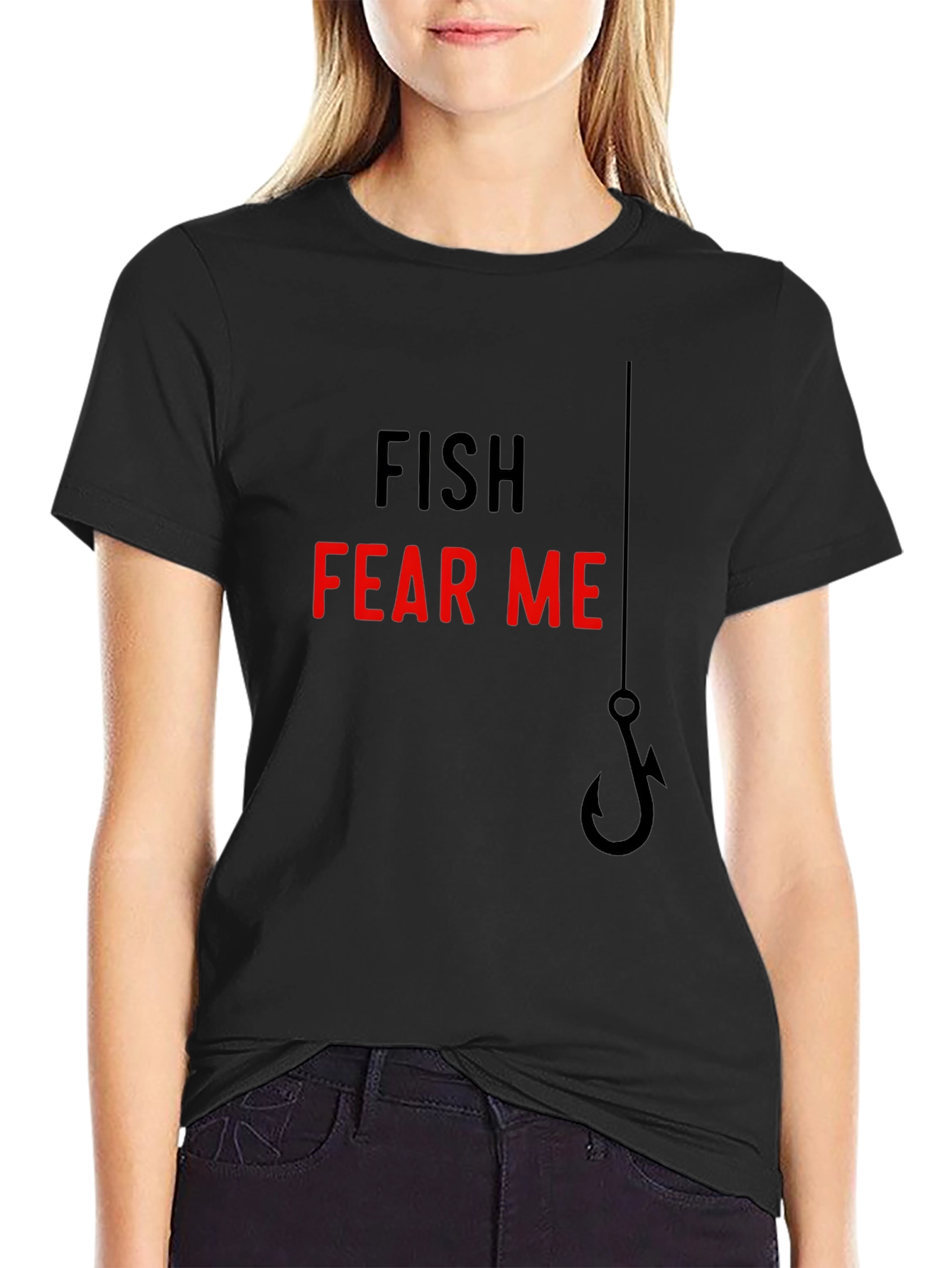 Fish Fear Me T-Shirt - Angler Humor Tee