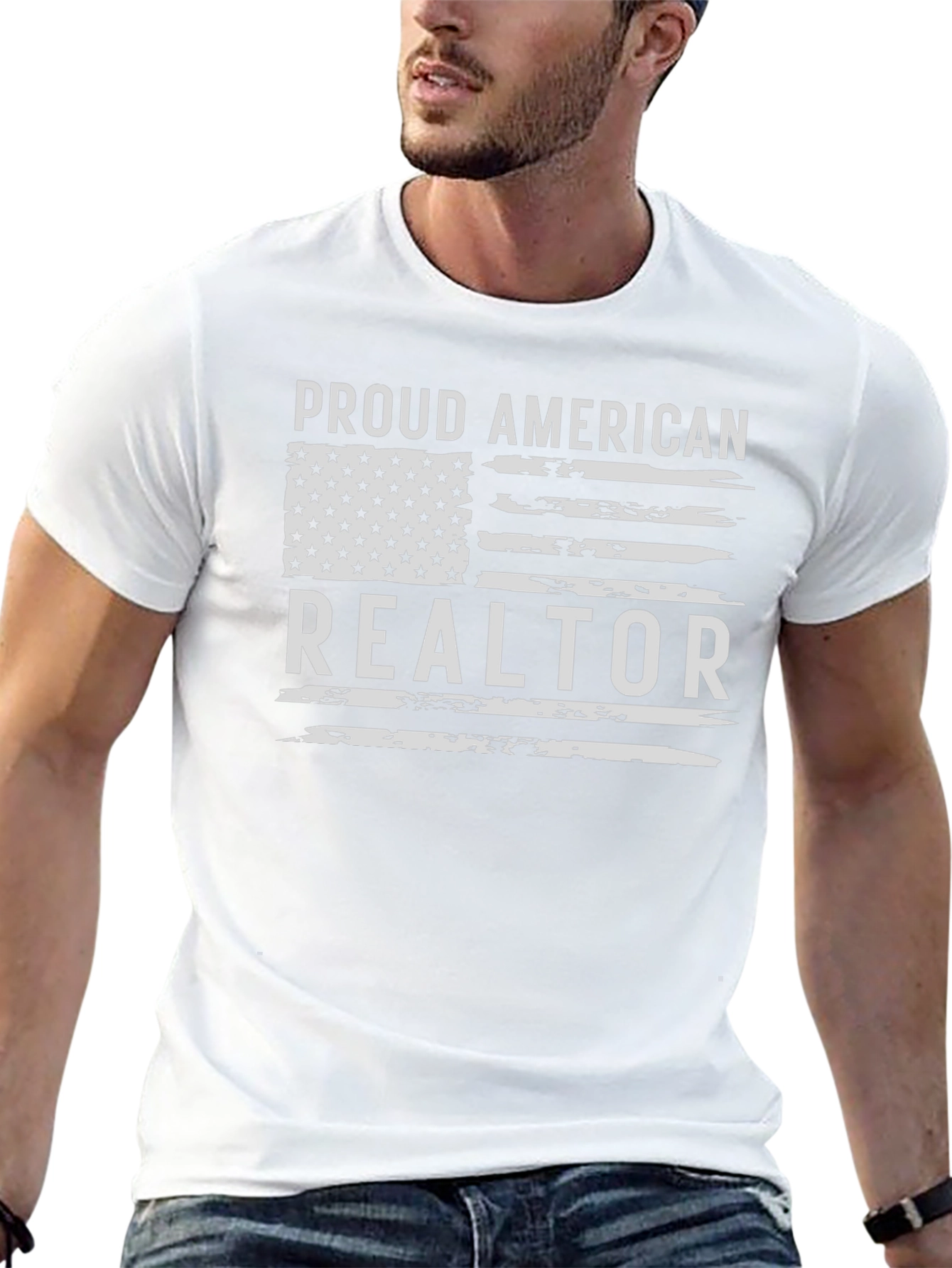 Proud American Realtor Patriotic T-Shirt