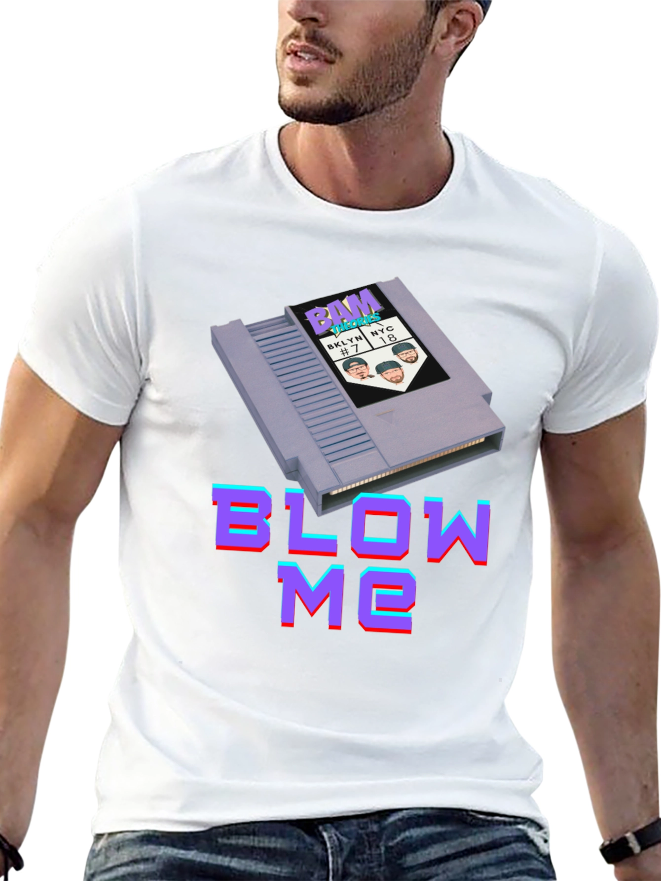 Retro Game T-Shirt - Blow Me