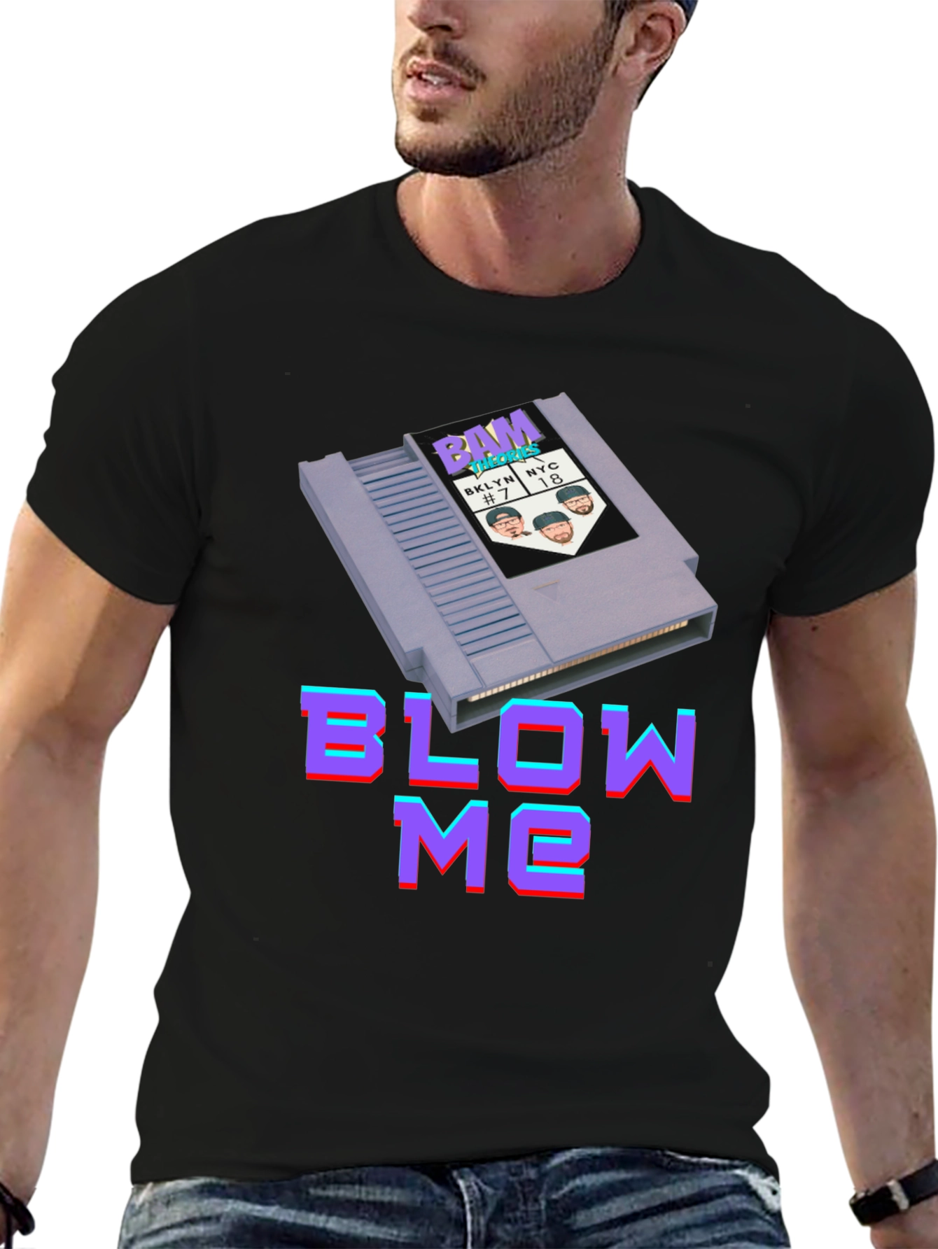 Retro Game T-Shirt - Blow Me