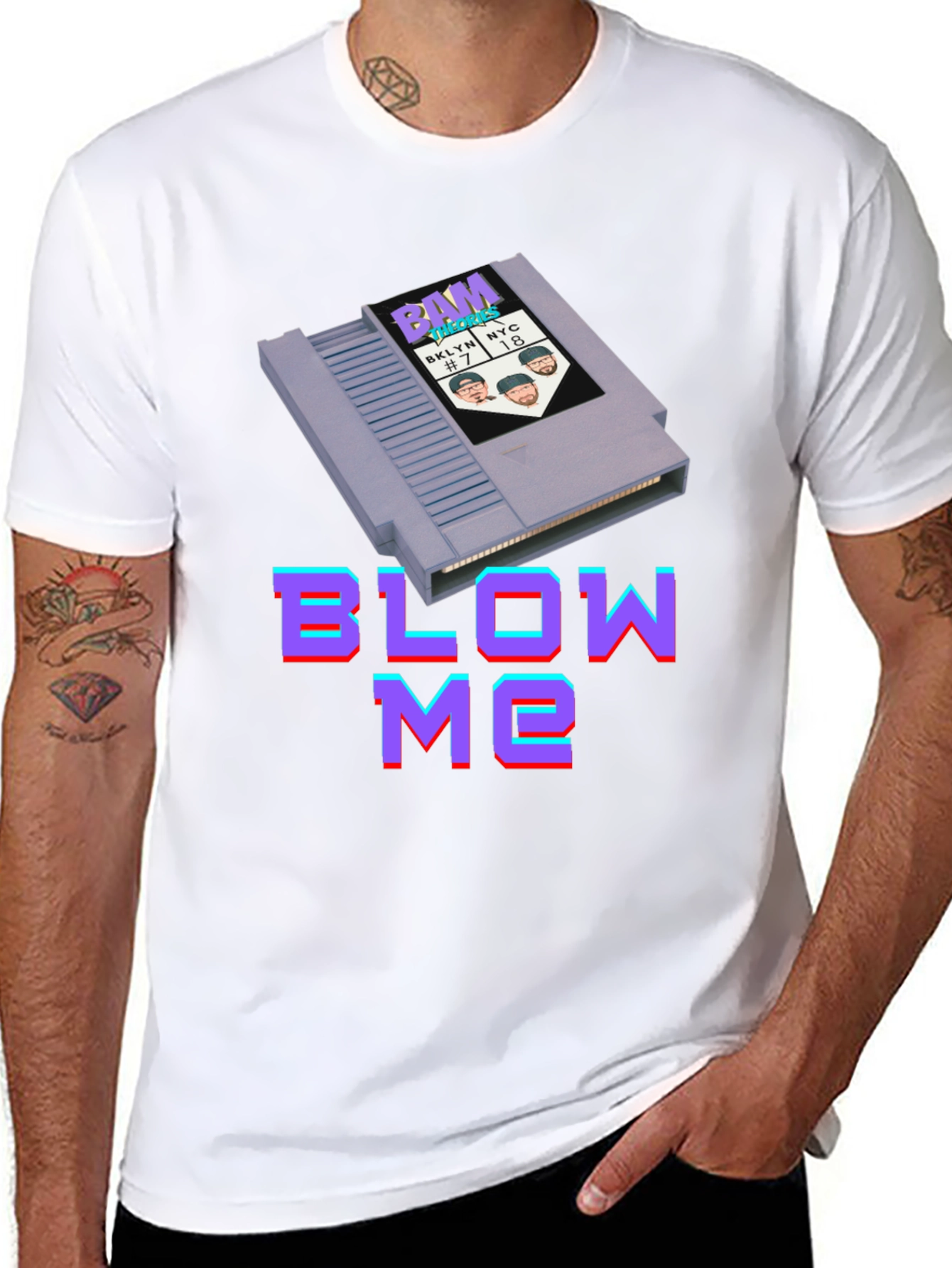 Retro Game T-Shirt - Blow Me