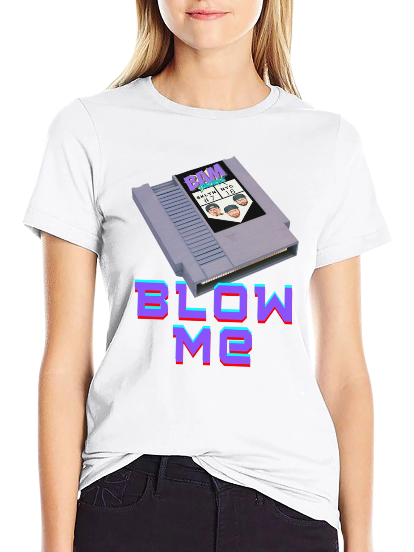 Retro Game T-Shirt - Blow Me