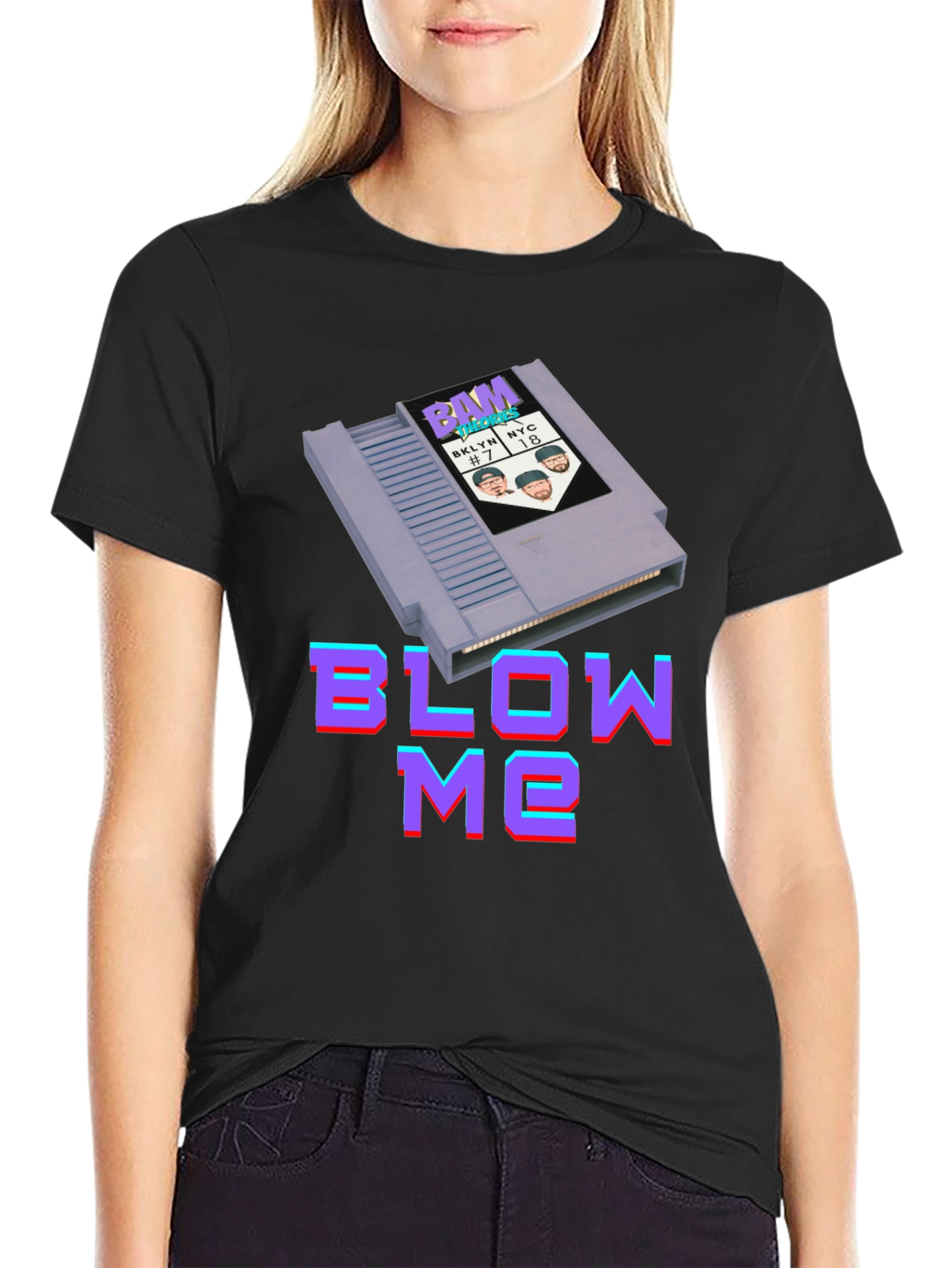 Retro Game T-Shirt - Blow Me