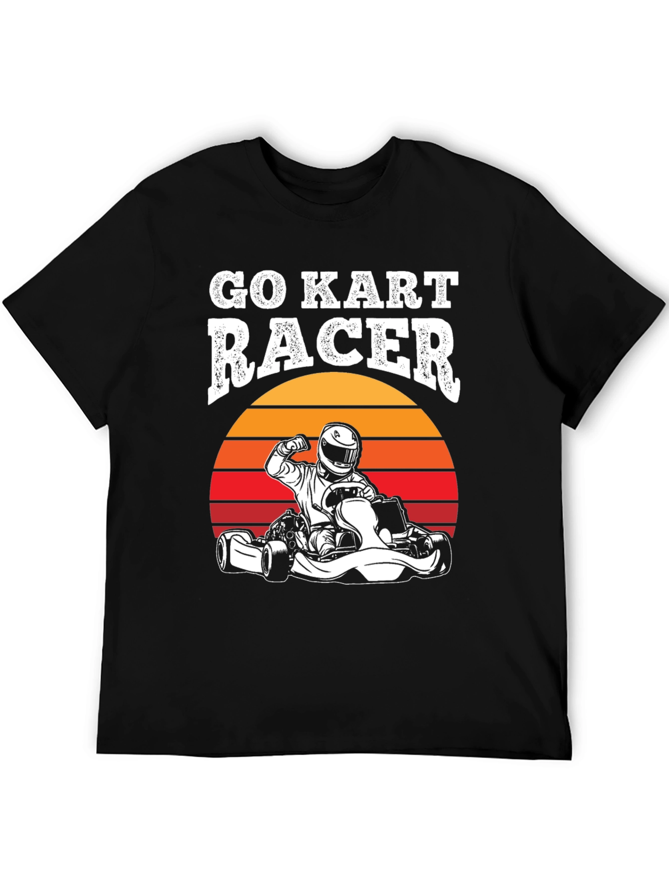 Go Kart Racer Graphic Tee - Retro Design