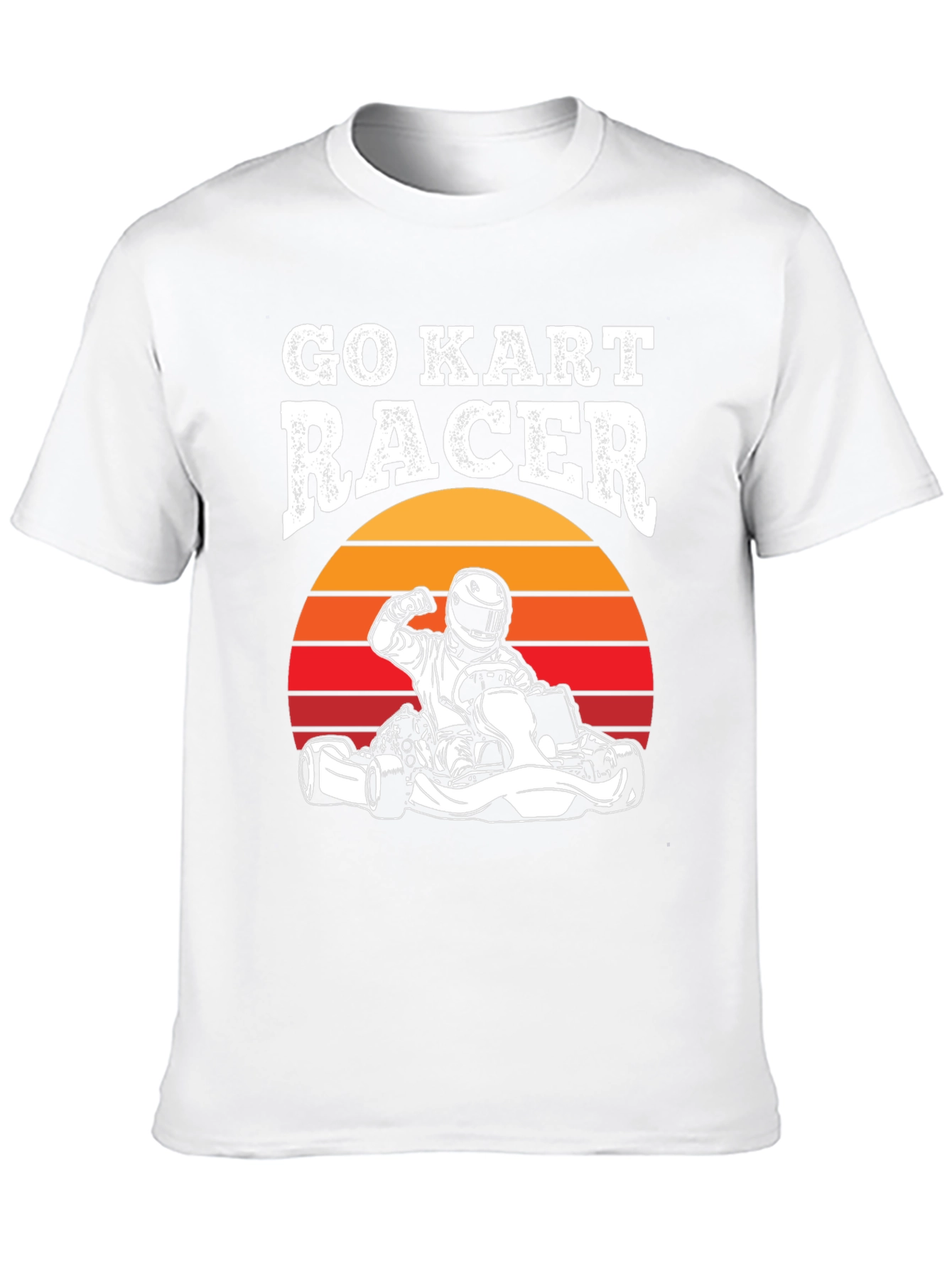 Go Kart Racer Graphic Tee - Retro Design