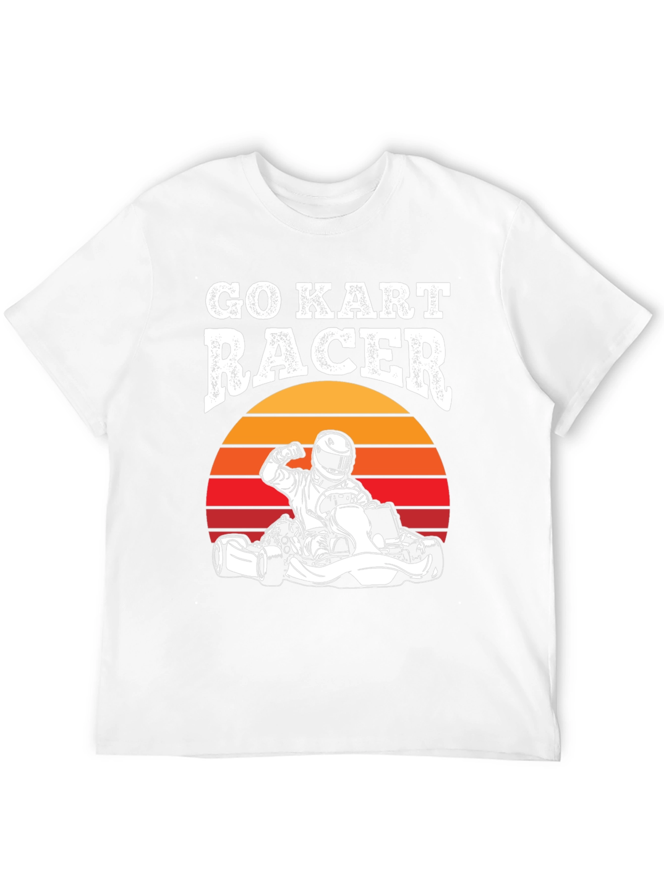 Go Kart Racer Graphic Tee - Retro Design